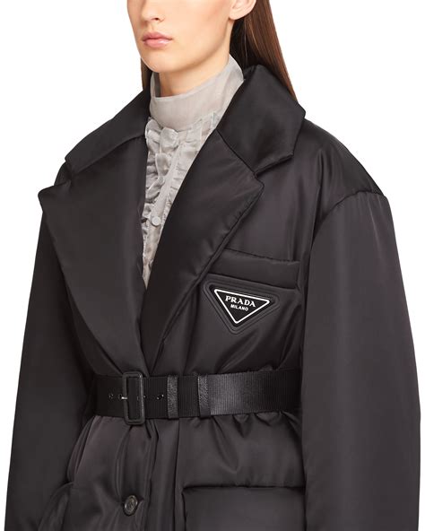 prada yellow trench coat jewels|prada puffer coat women's.